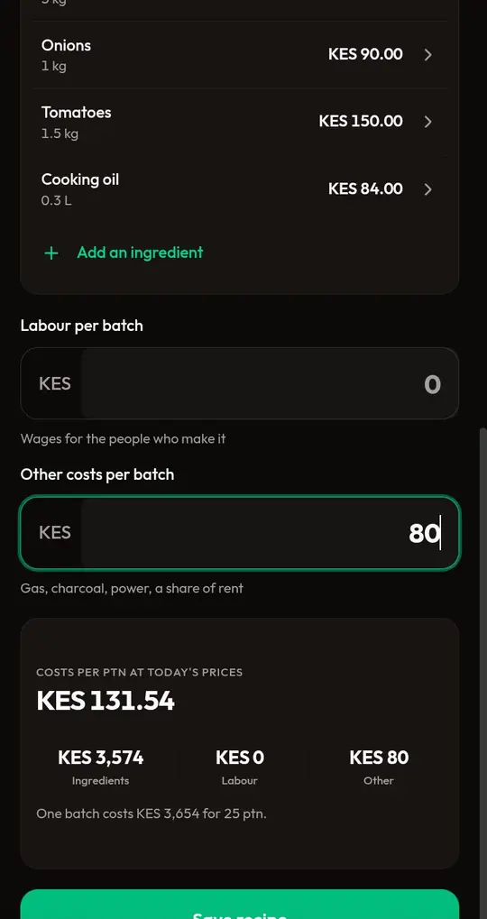 Labour 0, fuel 80, save